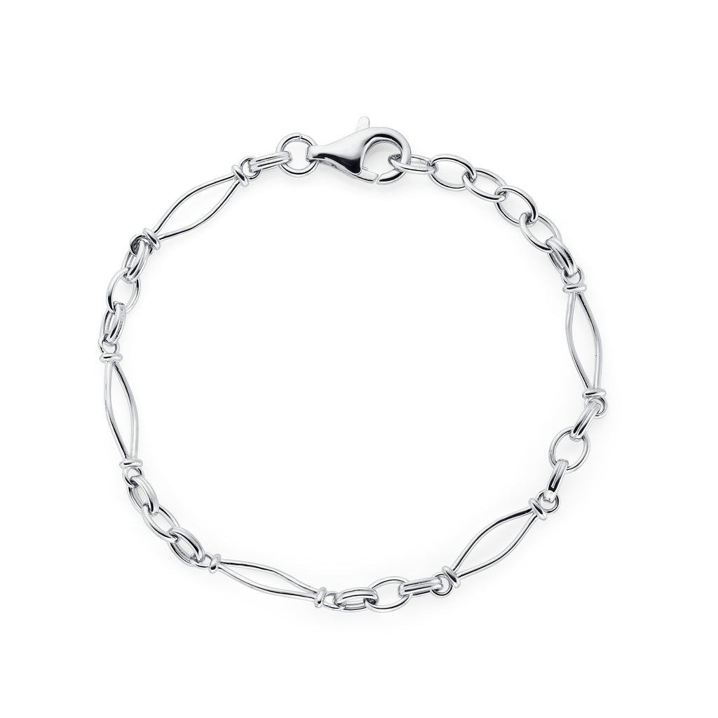 Vintage link silver chain bracelet – V By Laura Vann