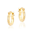Iris Hoop Earrings + Emerald Cut Charms