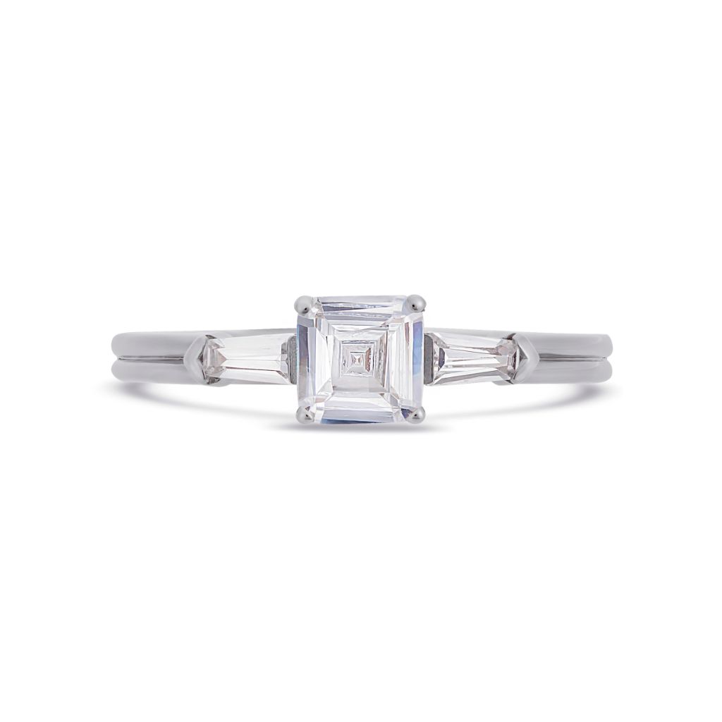 Bullet diamond ring sale