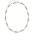 Marlowe Black Enamel Necklace