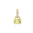 Peridot Charm (August) on Carrier Chain