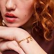 Twisted Link Vintage Chain Bracelet in Gold