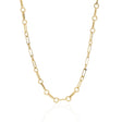 Twisted Link Vintage Chain Necklace in Gold