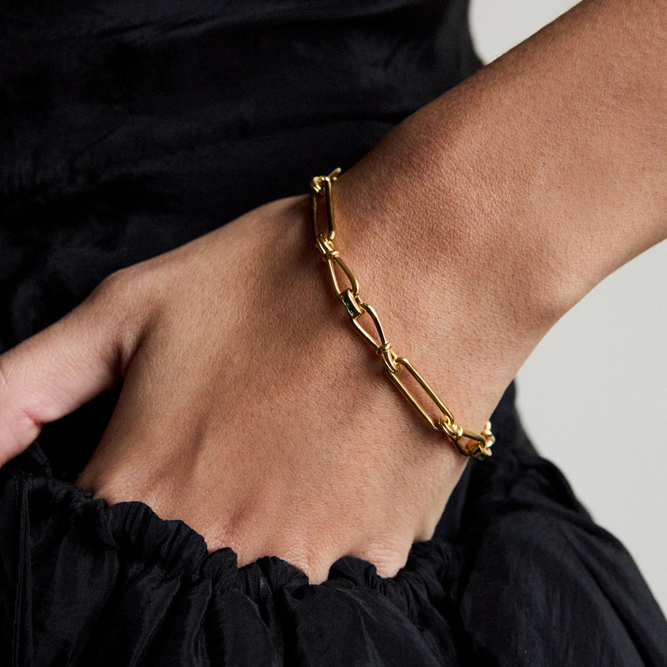 René Heavy Link Bracelet