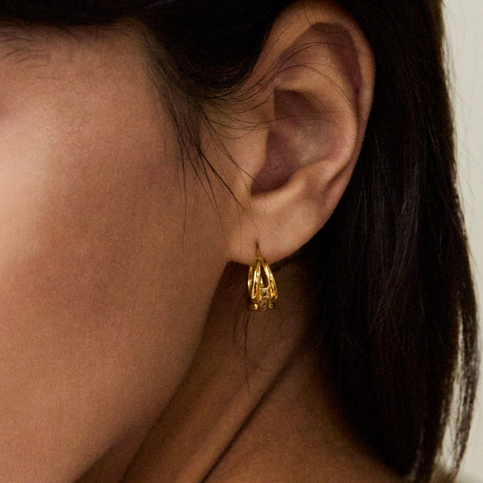 René Small Hoop Earrings