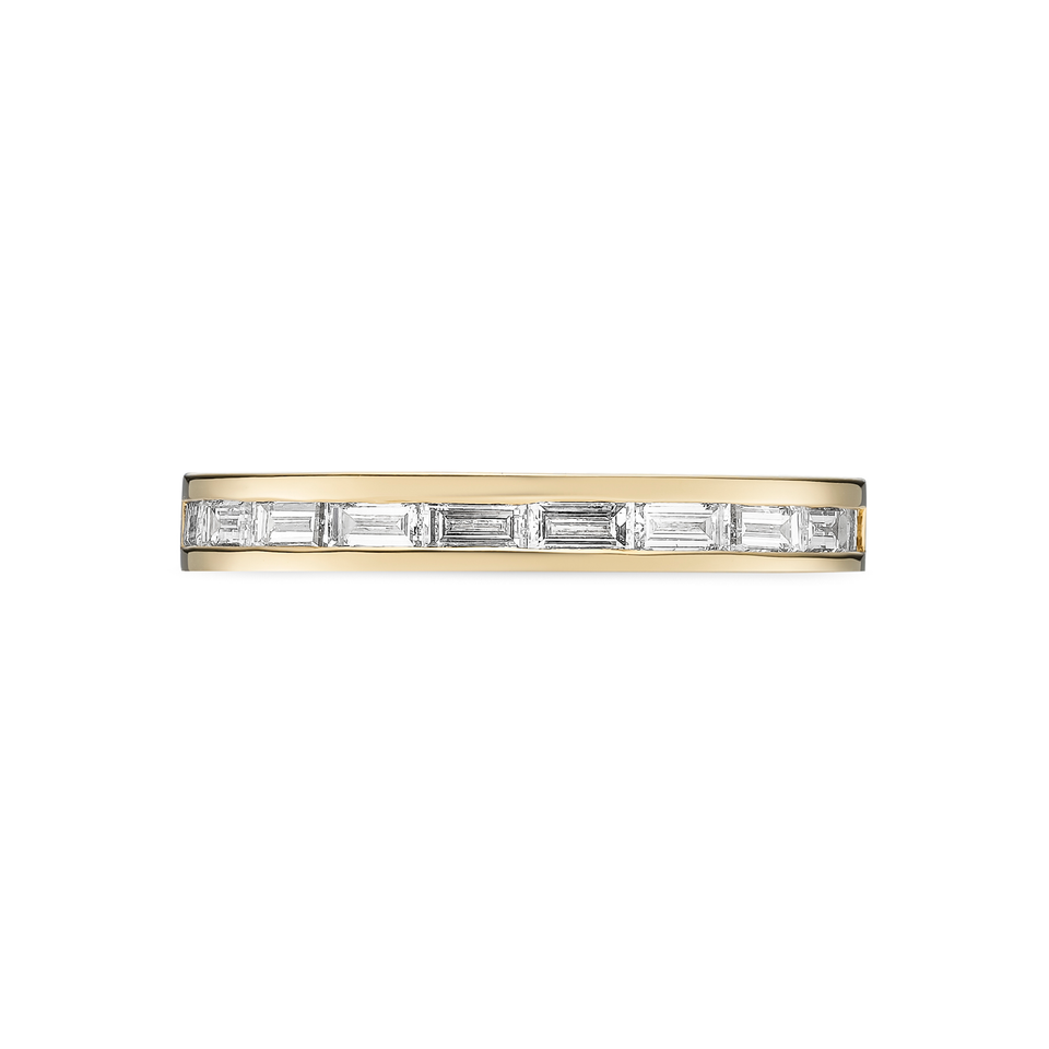 Channel Set Baguette Cut Band