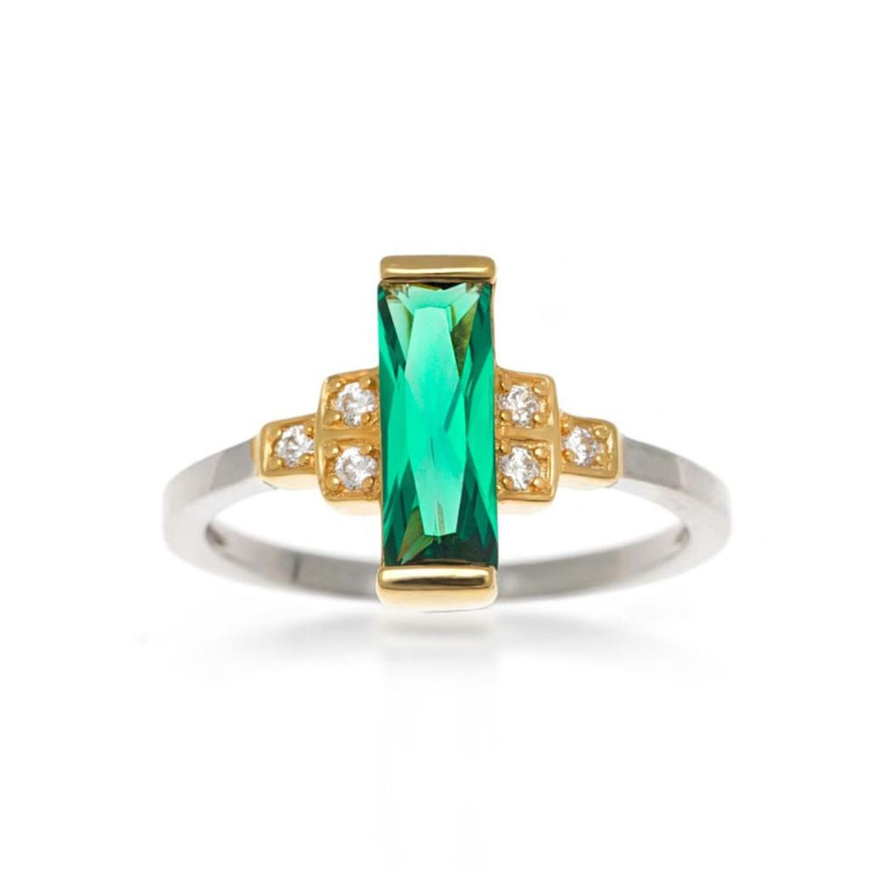 Audrey Green Ring