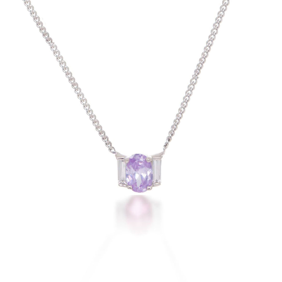 Joan Lavender Choker Necklace