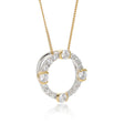 Luna Gold Circle Necklace