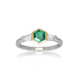 Darcy Gold Ring in Green