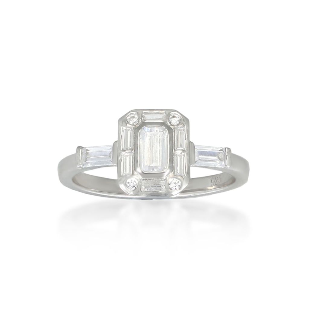 Eve Silver Ring | Art Deco Jewellery | V by Laura Vann
