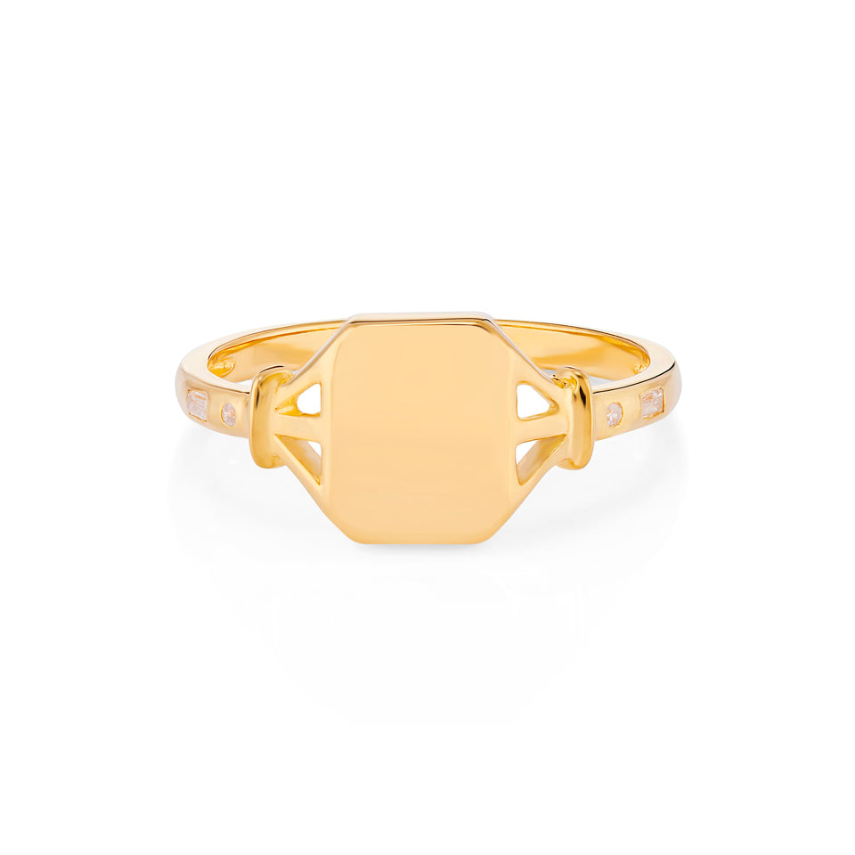 Jean Gold Signet Ring
