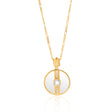 Vivica Glass Necklace in Gold