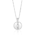 Vivica Glass Necklace in Silver