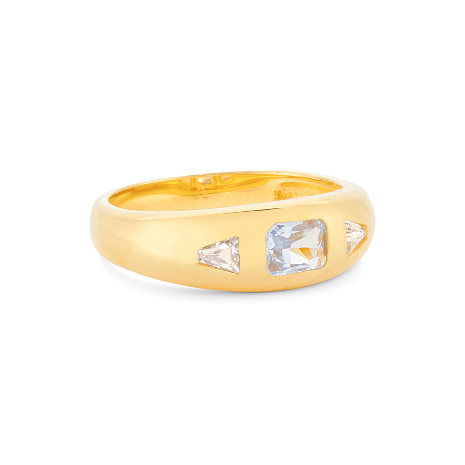 Diana Spinel Blue Stone Ring in Gold