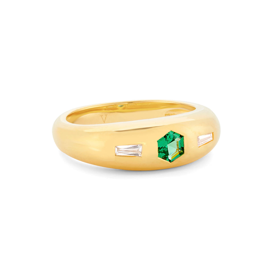 Jada Green Stone Ring