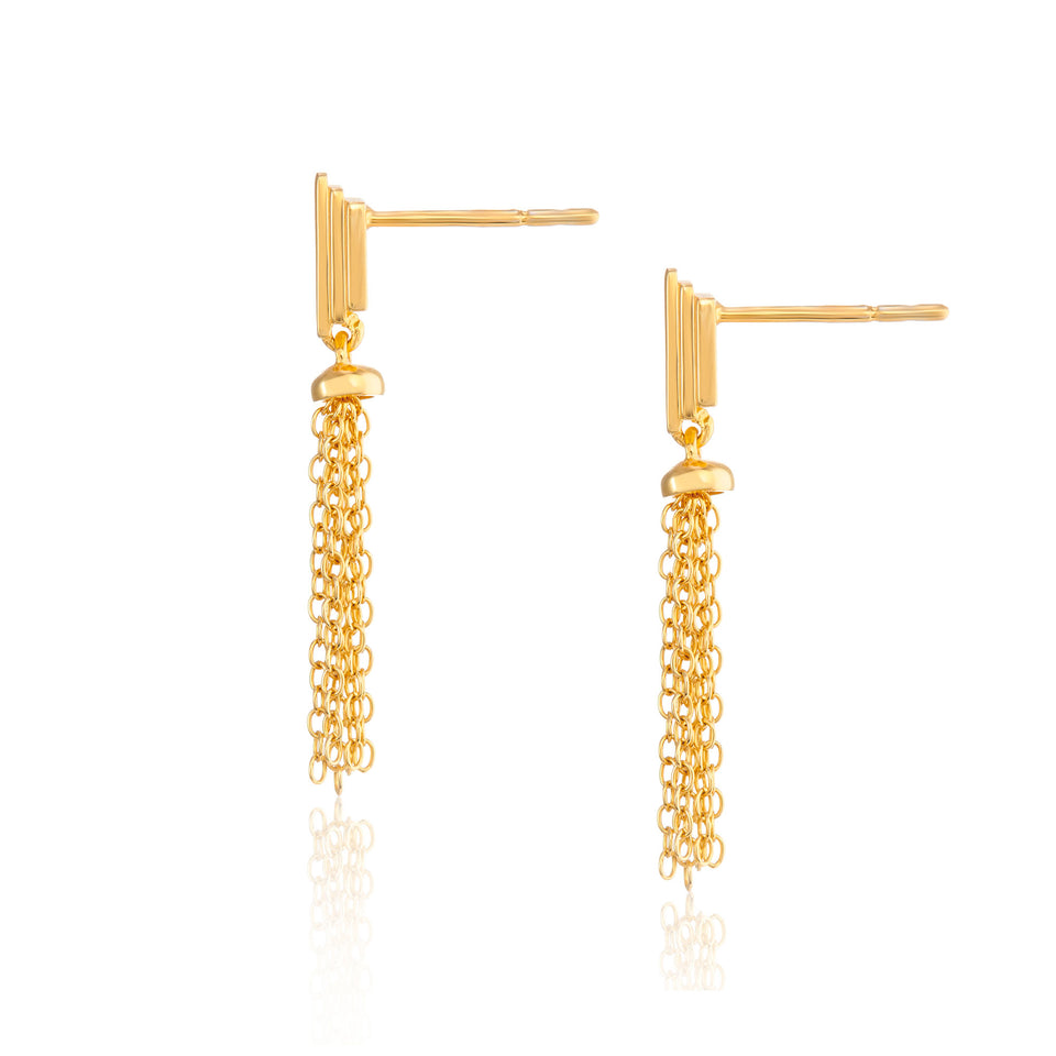 Gwen Earrings in Gold