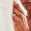 Illusion bullet & brilliant cut diamond ring in platinum engagement ring v by laura vann