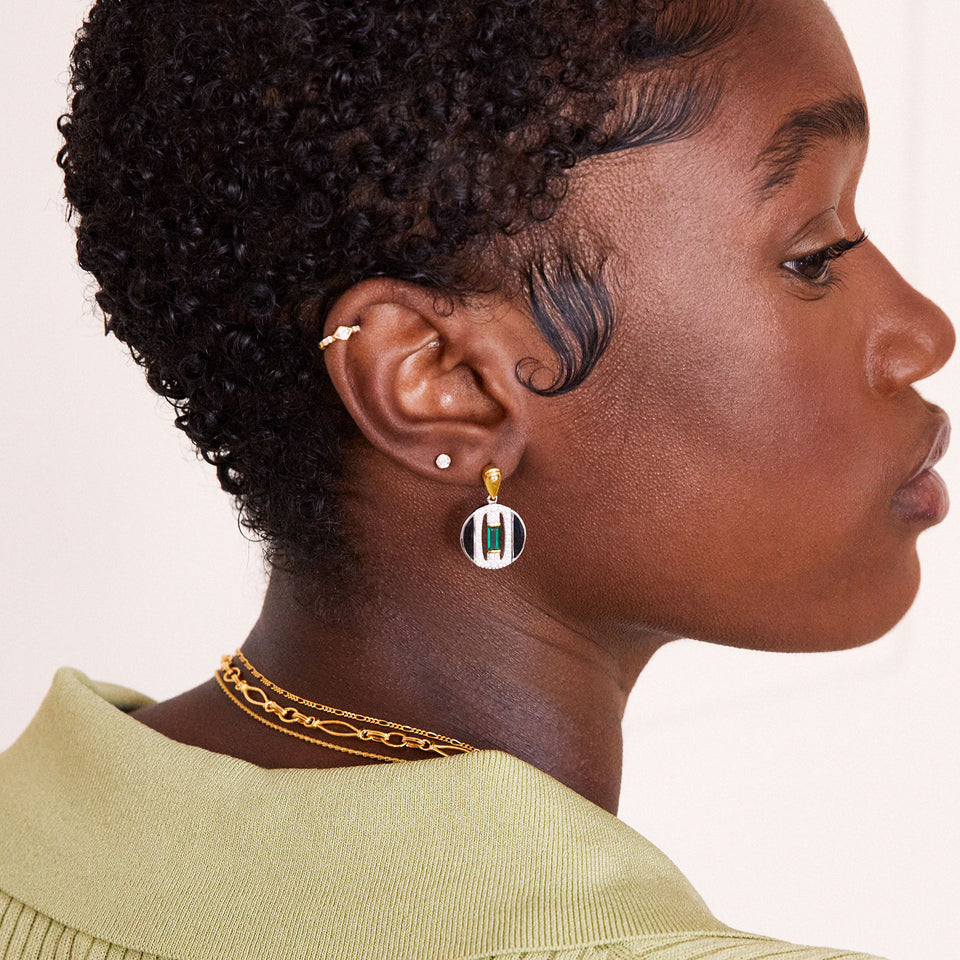 Daphne pendant and earring set