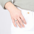 Jolie Green Silver Ring