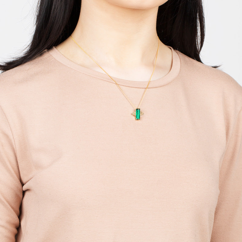 Audrey Green Necklace